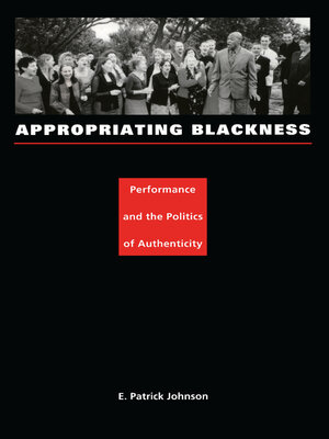 cover image of Appropriating Blackness